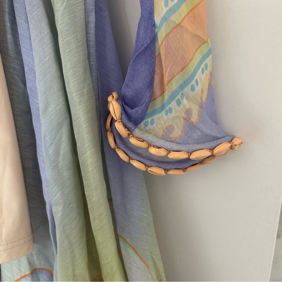 Zimmermann Silk Blend Gauze Maxi Dress Size 0/S - Picture 13 of 14